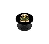 Frog Mood Currently Hopping Pond Humor PopSockets Adhesive PopGrip