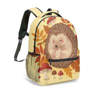 Frog Mushroom 16 Inch Backpack All Over Print Whimsical Woodland Graphic School Bag for Kids Girls Women Laptop Daypack (08)