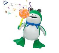 Frog Musical Toy, Dancing Frog Toy,Electric Frog Dancing Toys with Music and Light - Electric Dancing Walking Musical Interactive Electronic Sound Toys for N