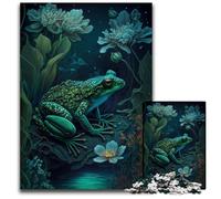 Frog Mythical Land 1000 Piece Puzzle Jigsaw Puzzles DIY Decoration, Brain Challenge, for Adult, Family, 26X38CM/10.23x14.96inch