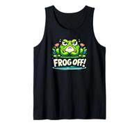 Frog Off, Funny Frog Tank Top