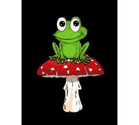 Frog On A Mushroom: Composition For Her Notebook Interesting Animals Notebooks Him The Men Paperback Writing Books College Ruled Notes Book