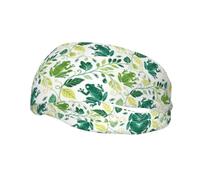 Frog on the grassland Unisex Sweat Absorbing Headband for Men Women Workout