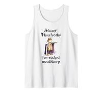 Frog or Toad King Using Faux Shakespearean Insults Tank Top