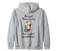 Frog or Toad King Using Faux Shakespearean Insults Zip Hoodie