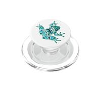 Frog Pacific Northwest Native American Indian Style Art PopSockets PopGrip for MagSafe