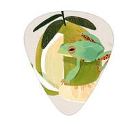 Frog Pears Guitar Picks 12 Pcs, Acoustic Essential Thick And Thin Plectrums Students 0.46 0.96 0.71 M