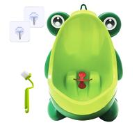 Frog Pee Training,Green Cute Potty Training Urinal for Boys with Funny Aiming Target,Frog Shape Pee Trainer