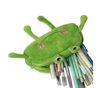 Frog Pencil Case - Plush Pencil Case, Large Capacity Plush School Supplies Bag | Creative Frog Cosmetic Bag for Pens, Pencils, Rae Cartoon Chief Colored Pencil Bag Motif Colored Pencil Bag, a, 説明を参照