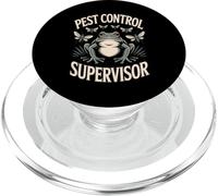 Frog Pest Control Supervisor Backyard Humor PopSockets PopGrip for MagSafe