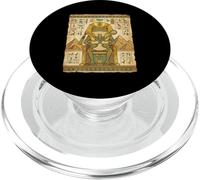 Frog Pharaoh On Throne With Pyramids Hieroglyphs PopSockets PopGrip for MagSafe