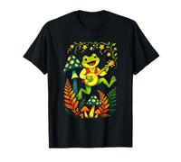 Frog Playing Banjo - Cottagecore Aesthetic T-Shirt