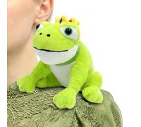 Frog Plush Shoulder Magnet, 5.51 In Cute and Soft Halloween Simulation Animals Plush Toy, Magnet Frog Shoulder Accessory, Princess Friend, Gift for Teens, Dress Up Cosplay