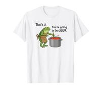 Frog Political Protest Sarcastic Humor Going in The Soup T-Shirt