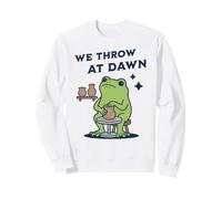 Frog Potter We Throw At Dawn Clay Art Sweatshirt