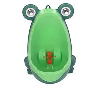 Frog Potty Training Urinal, Cute Frog Shape Cute Eco Friendly Toddler Urinal Potty Training Urinal for Boys with Funny Aiming Target (Green)