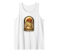 Frog Praying Halloween Cottagecore Dark Humor Tank Top