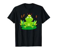 Frog Prince with Crown Frog King Queen Frog Prince T-Shirt