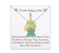 Frog Princess Birthday Gift Frog Princess Necklace Tiana Princess Fan Gift Princess Party Gift Wonderland Trip Gift (Frog Necklace)