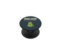 Frog Pun Amphibian Funny Frog Game Don’t Look at the Frog PopSockets Adhesive PopGrip