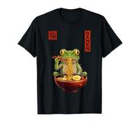 Frog Ramen Japanese Art Funny Anime Graphic Tee Kawaii T-Shirt