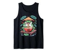 Frog Ramen Spicy Flavor Fun Hat Chopsticks Tank Top