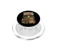 Frog Reading Book Cottagecore Nature Readers PopSockets PopGrip for MagSafe
