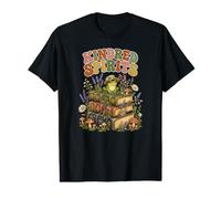 Frog Reading Book Cottagecore Nature Readers Value Graphic T-Shirt
