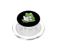 Frog Reading How To Slap Someone Internet Humor PopSockets PopGrip for MagSafe