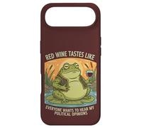 Frog Red Wine Alcohol Politics Sarcasm Case for iPhone Air