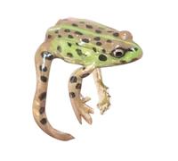 Frog Ring - Adjustable Animal Jewelry | Open Ring - Nature Theme Accessory - Playful Metal and Resin for Women and Men, Adds a Stylish Touch to Any Dice Outfit, Se référer à la description, Metal +