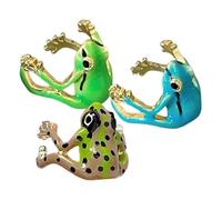 Frog Rings - Pro | Animal Jewelry - Bagues Grenouille Ajustables Bijoux Vintage En Forme Grenouille L'Arbre Pour Femmes Et Filles Cadeau Noël Rigolo | Rana | 2026 Pro | Silver