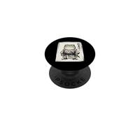 Frog Samurai Japanese Warrior Vintage Ukiyo-e Japan Culture PopSockets Adhesive PopGrip