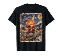 Frog Samurai Ukiyo-e Art Vangogh Japanese Warrior Vintage Value Graphic T-Shirt