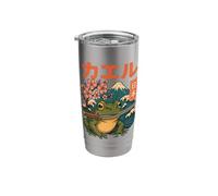 Frog Samurai Vintage Japanese Warrior Stainless Steel Insulated Tumbler