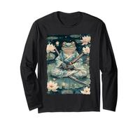 Frog Samurai Warrior Katana Ukiyoe Ronin Long Sleeve T-Shirt