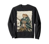 Frog Samurai Warrior Katana Ukiyoe Ronin Sweatshirt