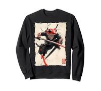 Frog Samurai Warrior Katana Ukiyoe Ronin Sweatshirt