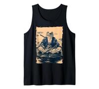Frog Samurai Warrior Katana Ukiyoe Ronin Tank Top
