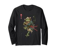 Frog Samurai Warrior Zen Style Long Sleeve T-Shirt