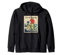 Frog Saxophone Jazz Marching Band Senior Class 2026 Zip Hoodie