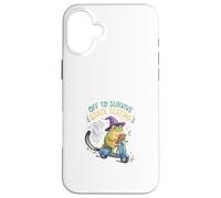 Frog Scooter Wizard Off to Survive State Testing Case for iPhone 16 Plus