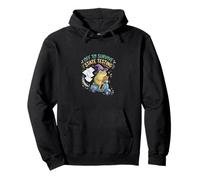 Frog Scooter Wizard Off to Survive State Testing Pullover Hoodie