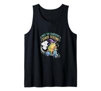 Frog Scooter Wizard Off to Survive State Testing Tank Top