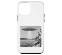 Frog Selfie With Alien UFO Funny Frog Gift For Men Women Kid Case for iPhone 12 mini