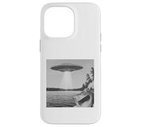 Frog Selfie With Alien UFO Funny Frog Gift For Men Women Kid Case for iPhone 14 Pro Max