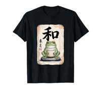Frog Sensei Japan Zen Harmony Vintage Streetwear Art T-Shirt