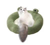 Frog Shaped Cat Bed Frog Eyes Design, Non-Slip Base, Waterproof Material | Cat Bed for Indoor Pets for Puppy, Rabbit, Cat