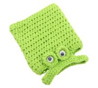 Frog Shaped Cotton Lizard Outfit Costume for Leopard Geckos | Adjustable Design, Photo Friendly Party Look, Green Finish, for Fun Photos and Reptile Parties