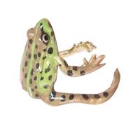 Frog Shaped Ring - Parody Ring in the Shape of a Frog, Ánel Á F´orma and Is Open and Adjustable | Strange and Fun Jewellery | Finger Accessory on the Theme of Nature for Women, Men and Women and Men